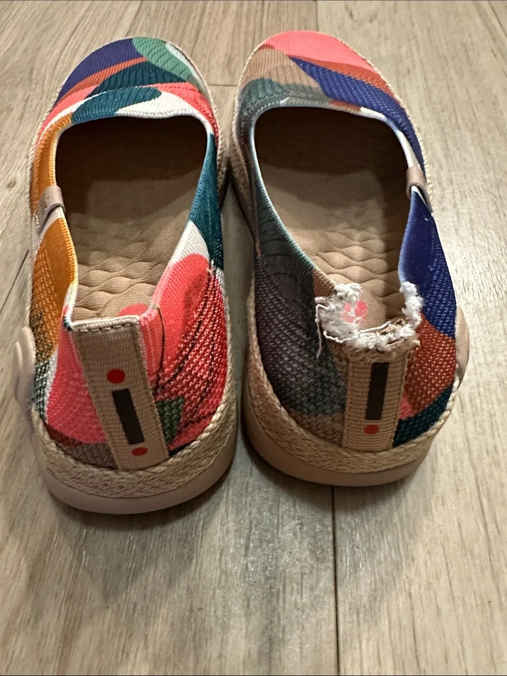 UIN Marbella Broad Leaf Espadrilles (damaged heel) 9